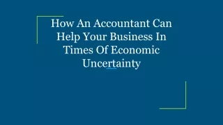 how an accountant can help your business in times