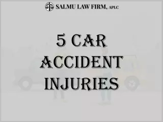5 car accident injuries