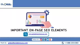 IMPORTANT ON-PAGE SEO ELEMENTS