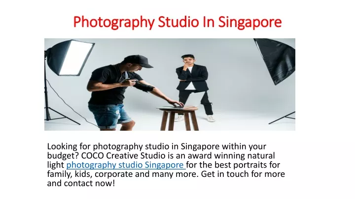 photography studio in singapore