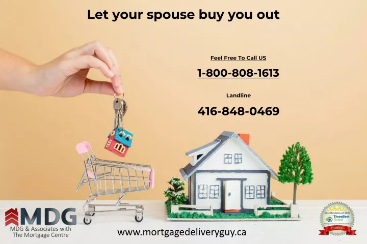 let your spouse buy you out