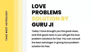Love Problem Solution by Guru Ji
