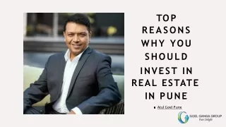 Top Reasons Why You Should Invest in Real Estate in Pune