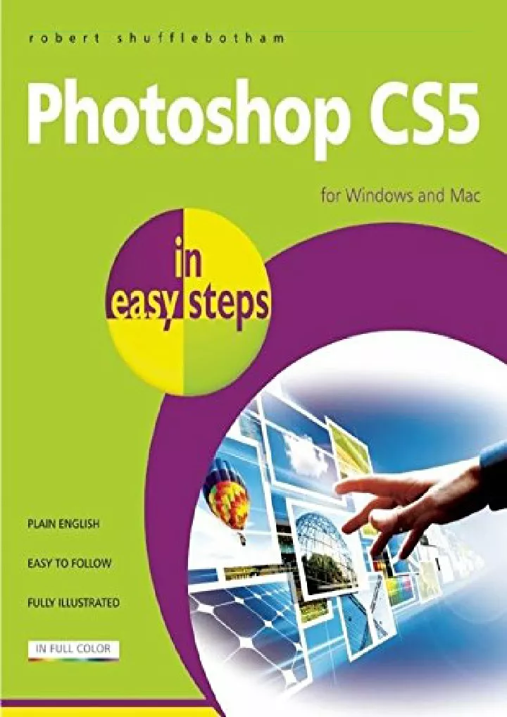 photoshop cs5 in easy steps for windows