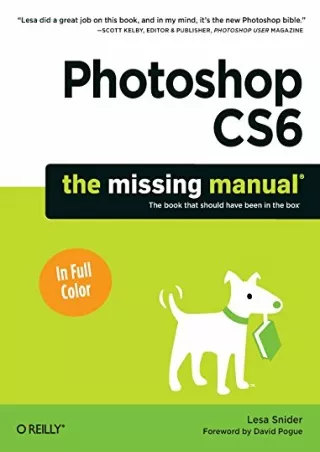 $PDF$/READ/DOWNLOAD Photoshop CS6: The Missing Manual (Missing Manuals)