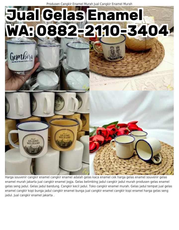 Ppt O88ᒿᒿ11oЗᏎoᏎ Wa Souvenir Cangkir Jadul Harga Gelas Seng Jadul Powerpoint Presentation 1466