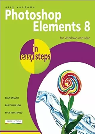 PDF/BOOK Photoshop Elements 8 in easy steps: For Windows and Mac