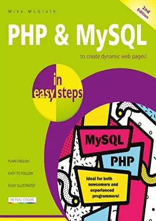 (PDF/DOWNLOAD) PHP & MySQL in easy steps: Covers MySQL 8.0