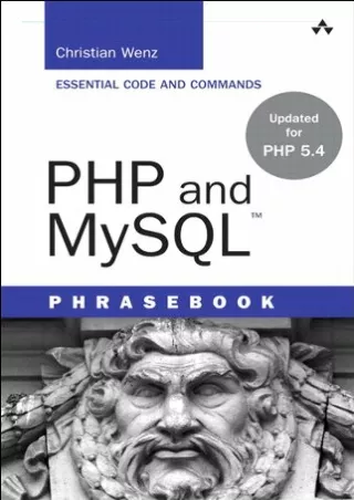 _PDF_ PHP and MySQL Phrasebook (Developer's Library)