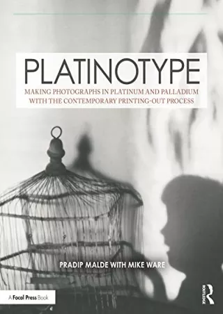 $PDF$/READ/DOWNLOAD Platinotype: Making Photographs in Platinum and Palladium wi