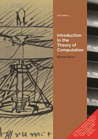 PDF/BOOK Introduction to the Theory of Computation