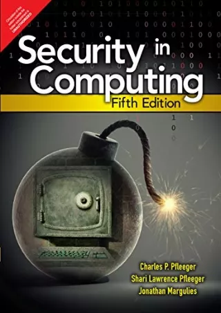 (PDF/DOWNLOAD) Security in Computing: 5th Edition