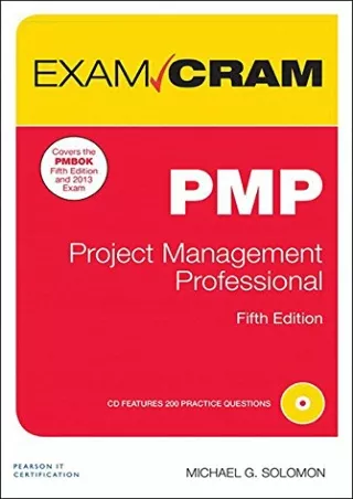 DOWNLOAD/PDF  PMP Exam Cram: Project Management Professional