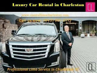 Luxury car rental in Charleston