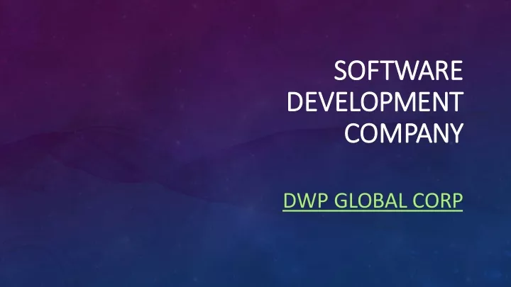 software software development development company
