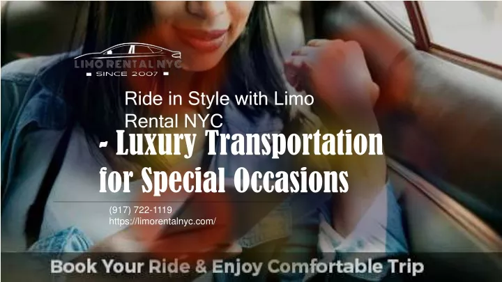 ride in style with limo rental nyc luxury