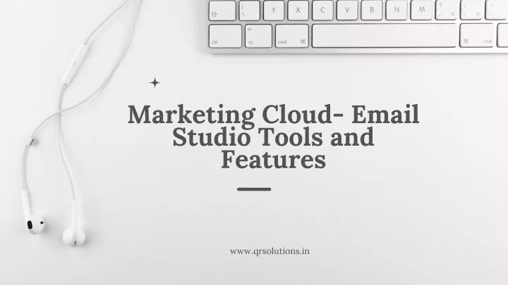 marketing cloud email studio tools and features