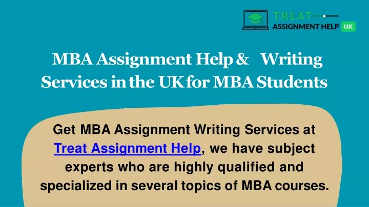 mba assignment help writing services in the uk for mba students