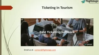 ticketing in tourism