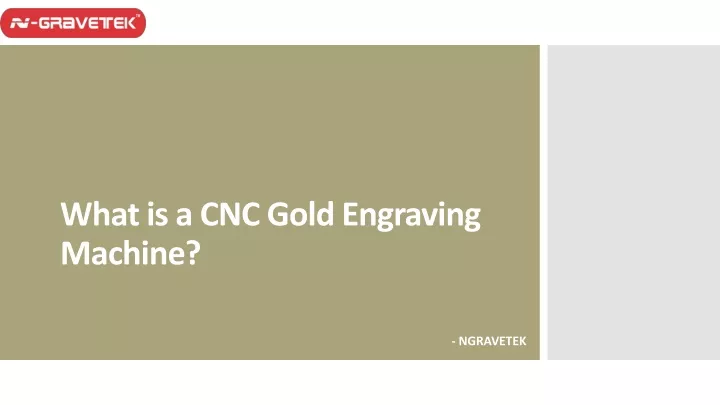 what is a cnc gold engraving machine