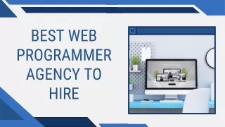 Best Web Programmer Agency to Hire
