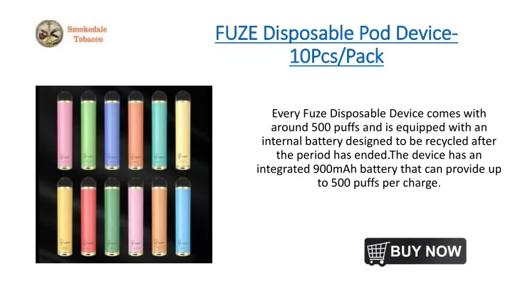 fuze disposable pod device 10pcs pack