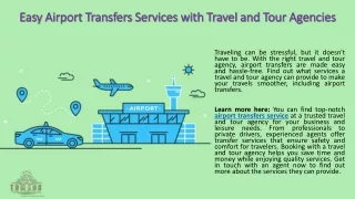 Airport transfers service