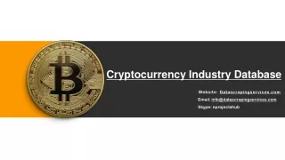 cryptocurrency industry database