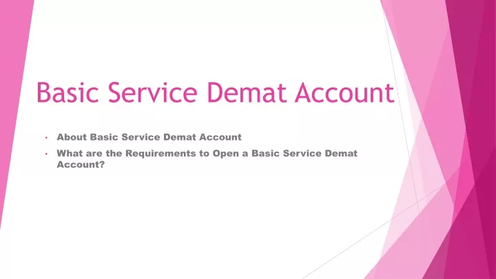 basic service demat account