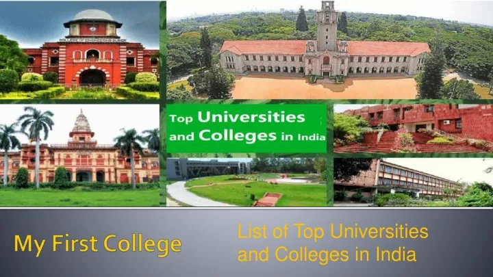 list of top universities and colleges in india