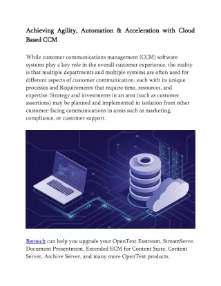 achieving achieving agility based ccm based ccm