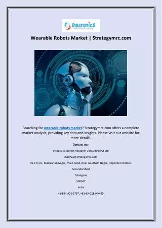 wearable robots market strategymrc com