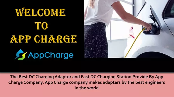 welcome to app charge