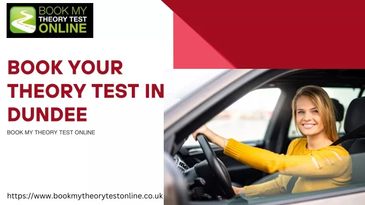 book your theory test in dundee