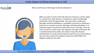 Find Marriage Certificate UAE Embassy Attestation by Green Line