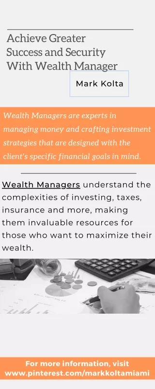 Achieve Greater Success and Security With Wealth Manager