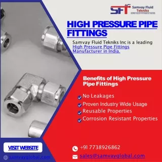 High Pressure Pipe| Instrumentation Tube | Manifold Valves| Ball Valve - Samvay