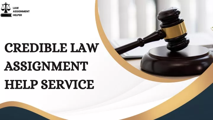 credible law assignment help service