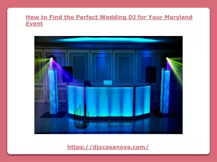 how to find the perfect wedding dj for your