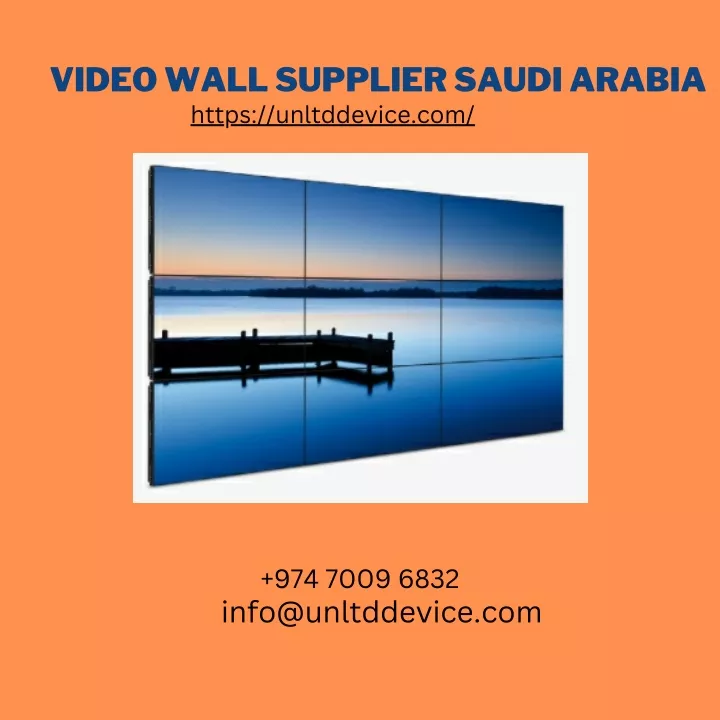 video wall supplier saudi arabia https