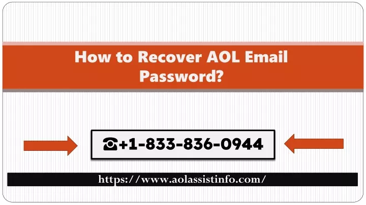 how to recover aol email password