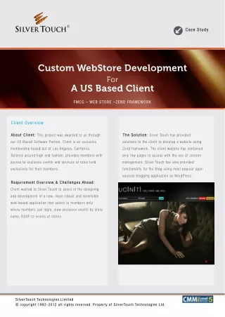 Case Study: Silver Touch Technologies Develops Custom Web-Based App for US-Based