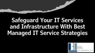 Safeguard Your IT Services and Infrastructure With Best Managed IT Service Strategies_