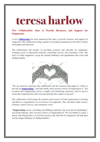new collaboration aims to provide resources