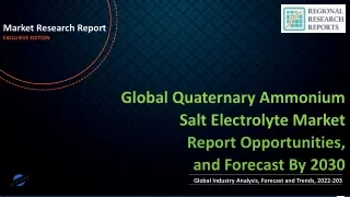 market research report exclusive edition