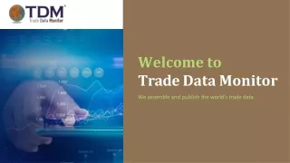 welcome to trade data monitor