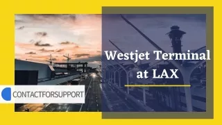 westjet terminal at lax