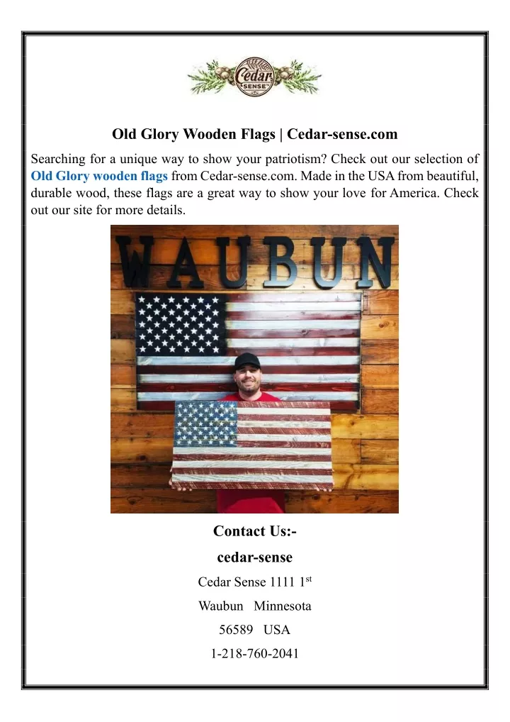 old glory wooden flags cedar sense com