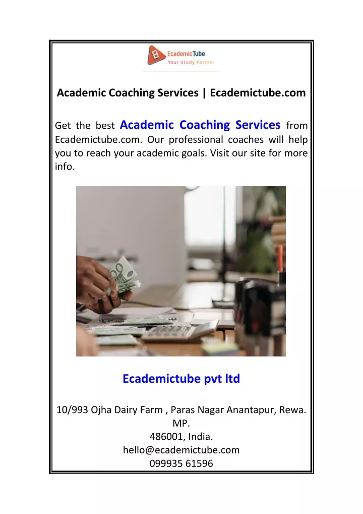 academic coaching services ecademictube com