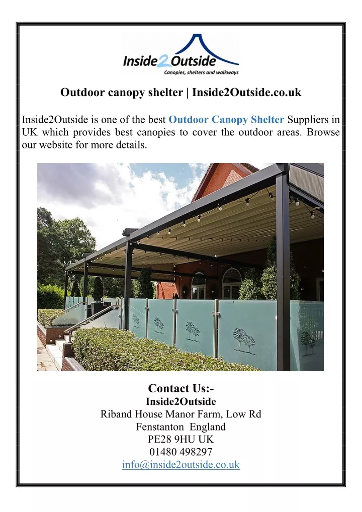 outdoor canopy shelter inside2outside co uk